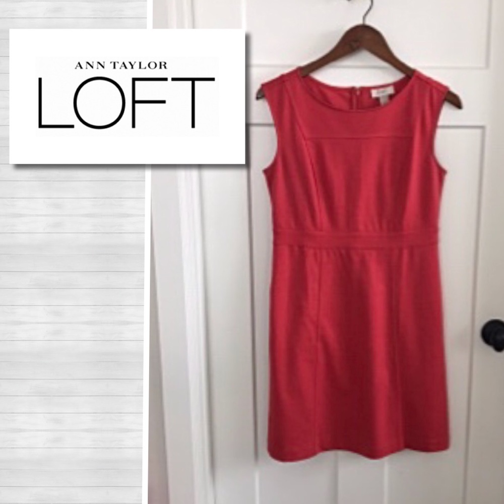 Anne Taylor Loft Orange Dress